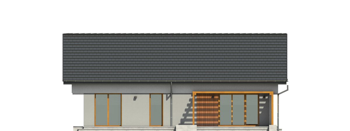 budowa domu Kaja z garażem 1-st. [A] - New-House