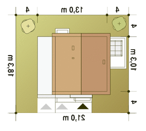 Jarząbek z garażem 2-st. [A1] (odbicie lustrzane) - miniatura 10