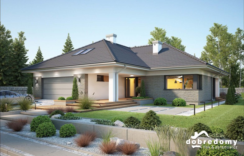 budowa domu Nela VI odbicie lustrzane - New-House