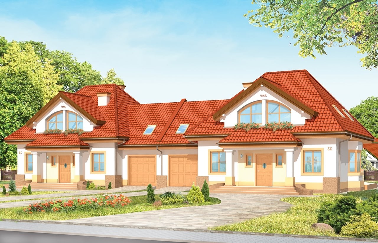 Budowa domu dom na medal bliźniak z new-house