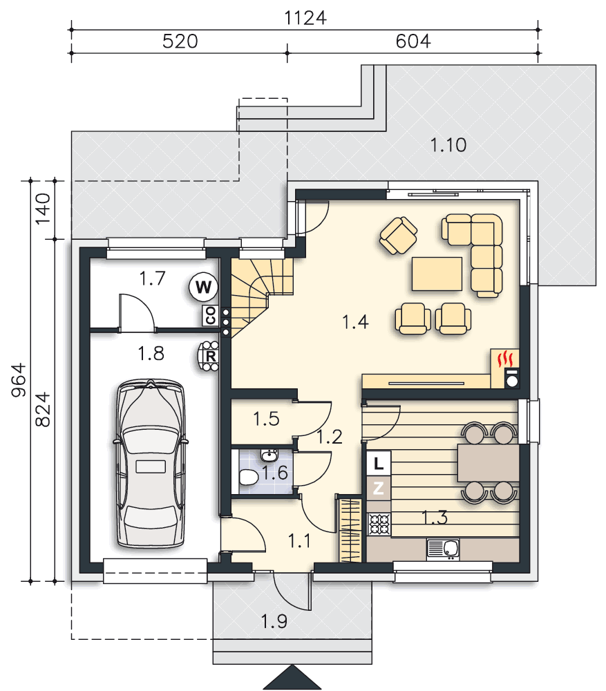 Chester DCP293 (odbicie lustrzane) - miniatura 6