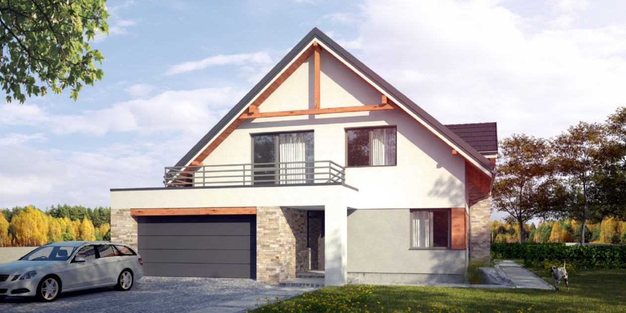 budowa domu Rigidus I G2 (Odbicie lustrzane) - New-House