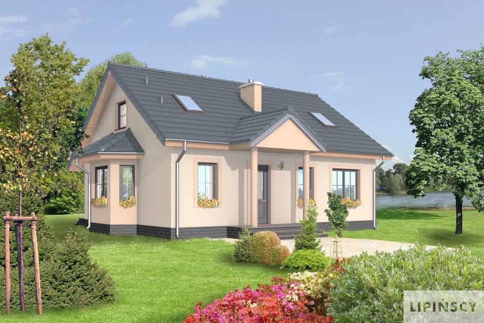 Budowa domu Lubeka II LMB46a (odbicie lustrzane) z New-House