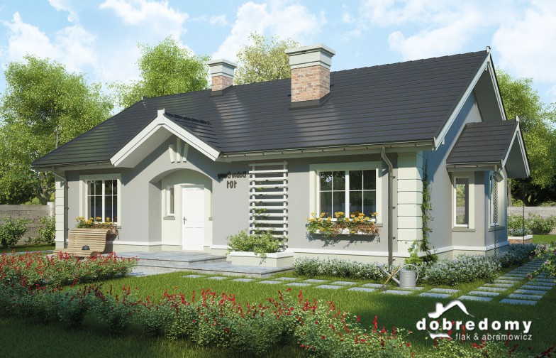 budowa domu Rozalinda III odbicie lustrzane - New-House