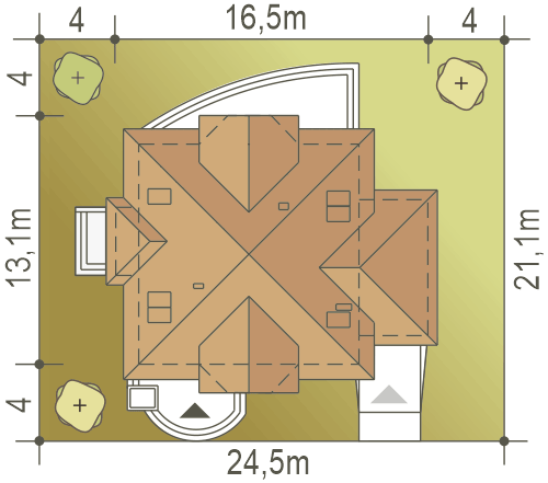 Dzierlatka V z garażem 1-st. [A] - miniatura 10
