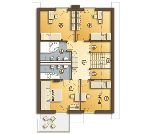 Jola z garażem 1-st. [A] - miniatura 9
