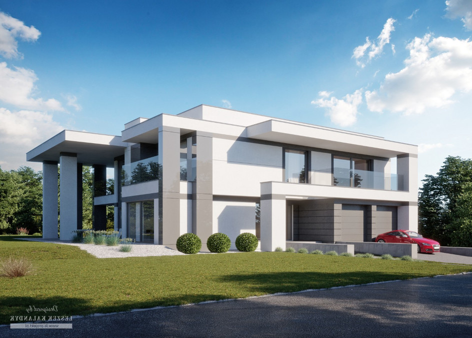 Budowa domu LK&1415 (odbicie lustrzane) z New-House