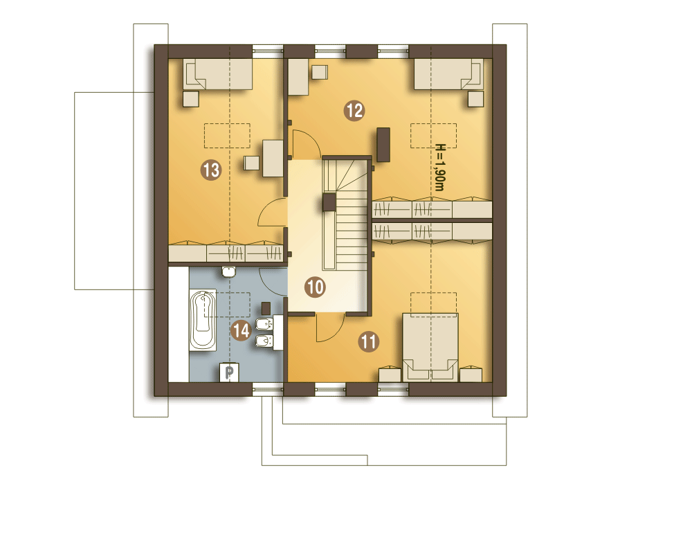 Nowinka II z garażem 1-st. [A] - miniatura 10