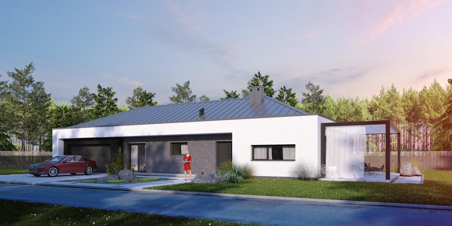 budowa domu Promptus II G2 (Odbicie lustrzane) - New-House
