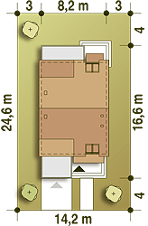 Gwarek z garażem 1-st. [A] (odbicie lustrzane) - miniatura 10