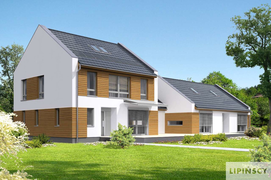 Budowa domu Odense DCP322 (odbicie lustrzane) z New-House