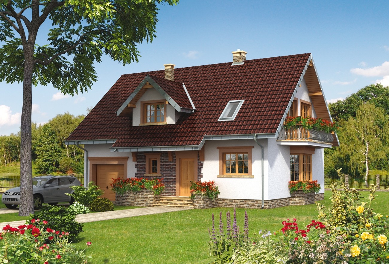 budowa domu Zoja Lux Solis (odbicie lustrzane) - New-House