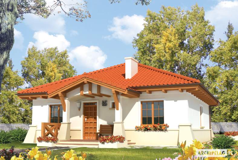 budowa domu Edyta (e. II) (odbicie lustrzane) - New-House