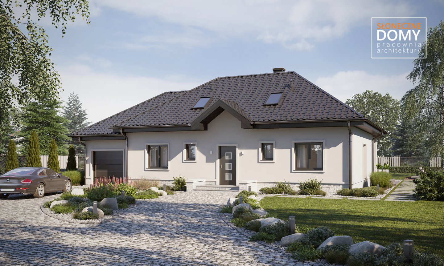 budowa domu - Hvar B (odbicie lustrzane) - New-House