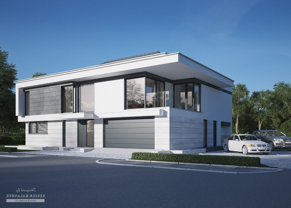 Budowa domu LK&1276 (odbicie lustrzane) z New-House