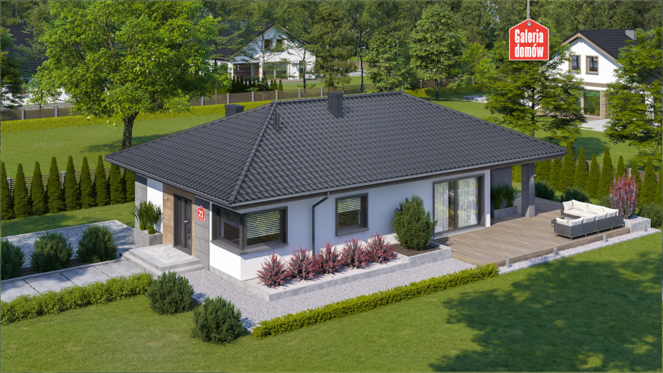 Budowa domu Dom przy Pastelowej 21 (odbicie lustrzane) z New-House