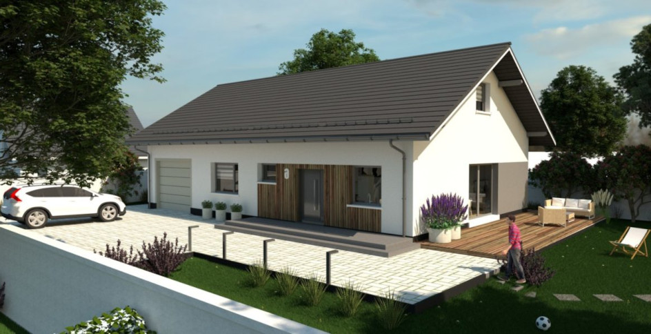 Budowa domu eko Typowy 43 (odbicie lustrzane) z New-House