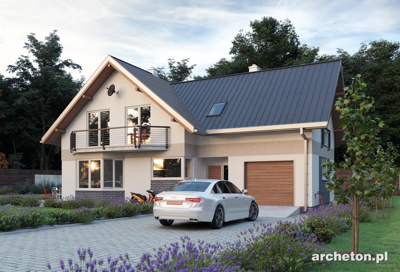 budowa domu Jelonek Max (odbicie lustrzane) - New-House