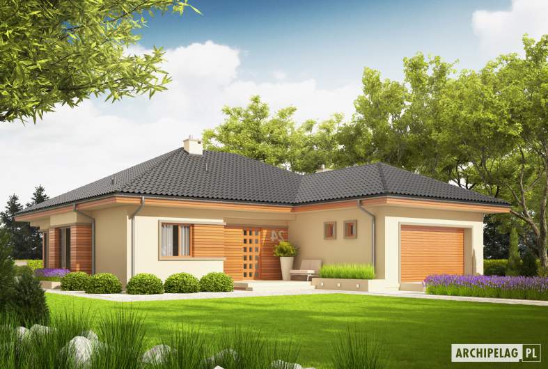 budowa domu Eris G2 (wersja C) MULTI-COMFORT (odbicie lustrzane) - New-House