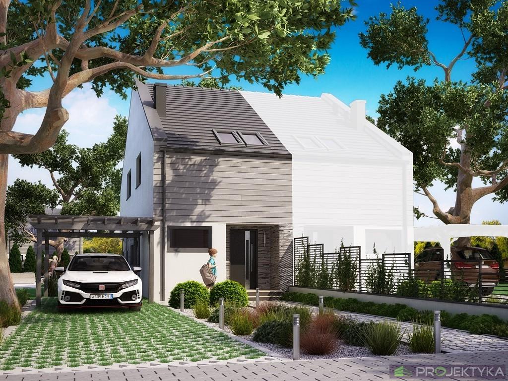budowa domu KA111 S (odbicie lustrzane) - New-House