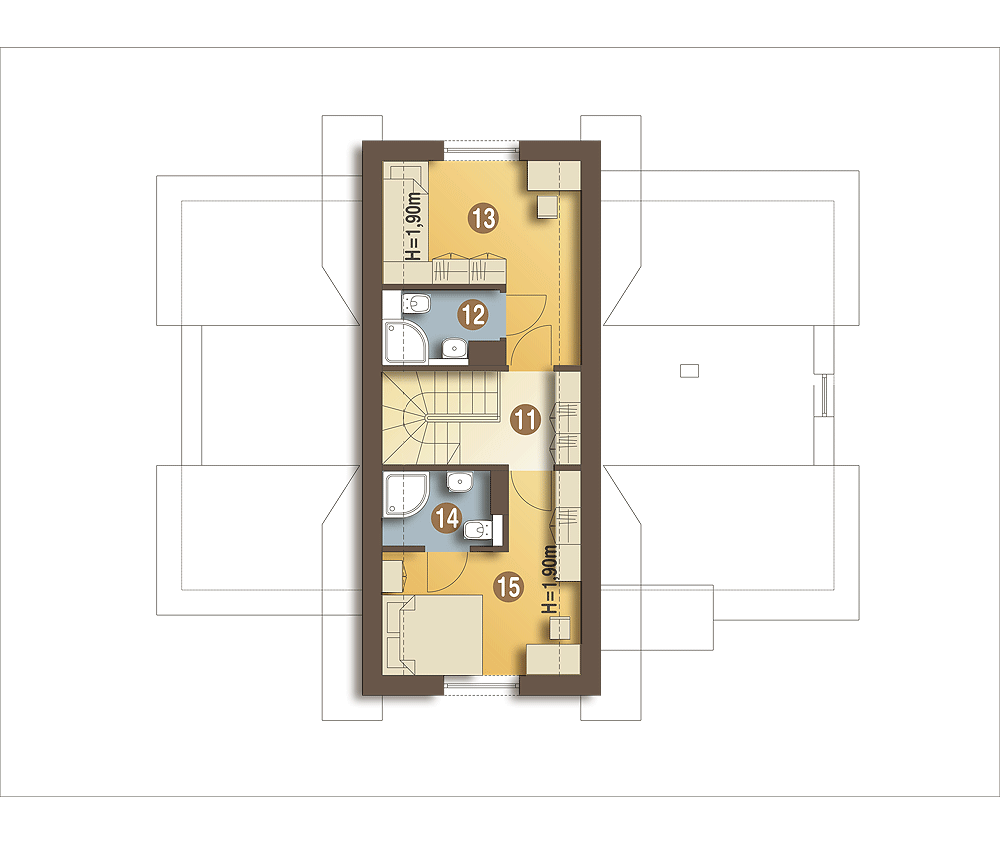 Artur III z garażem 1-st. [A] - miniatura 9