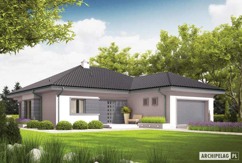 budowa domu Eris II G2 (wersja C) (odbicie lustrzane) - New-House