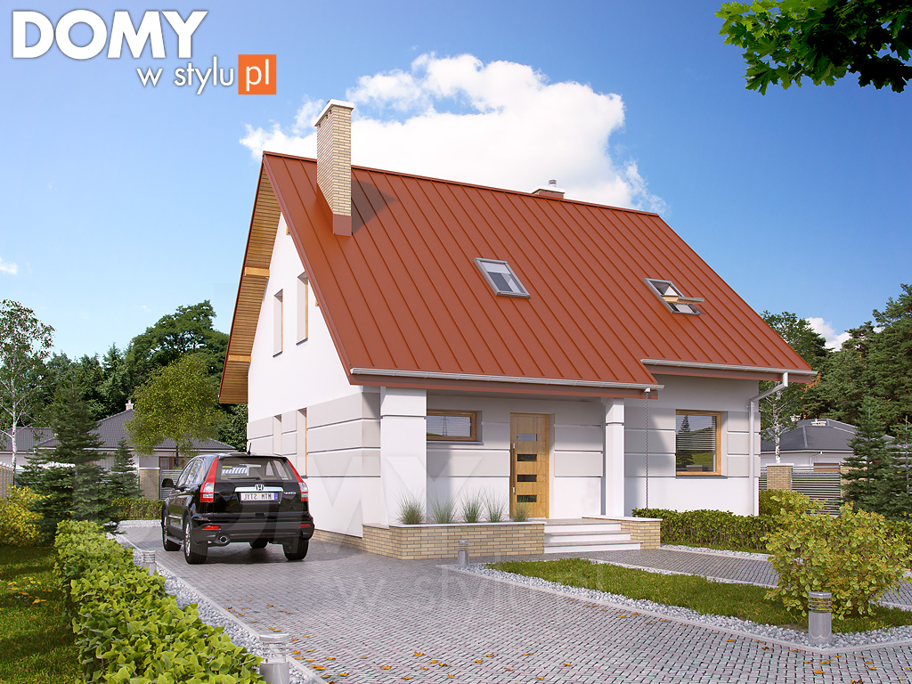 budowa domu Drozd 2 (Odbicie lustrzane) - New-House