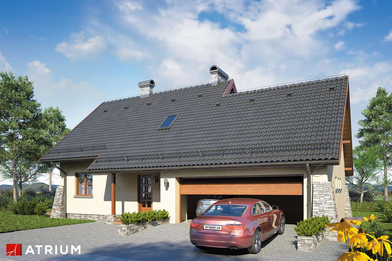 budowa domu Omega II (odbicie lustrzane) - New-House