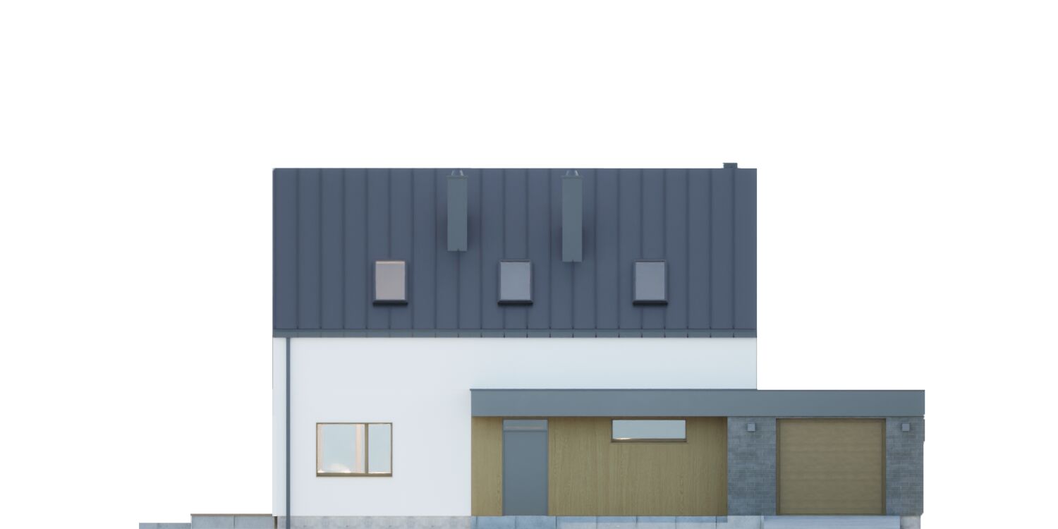 Werbena z garażem 1-st.[A] (odbicie lustrzane) - miniatura 2