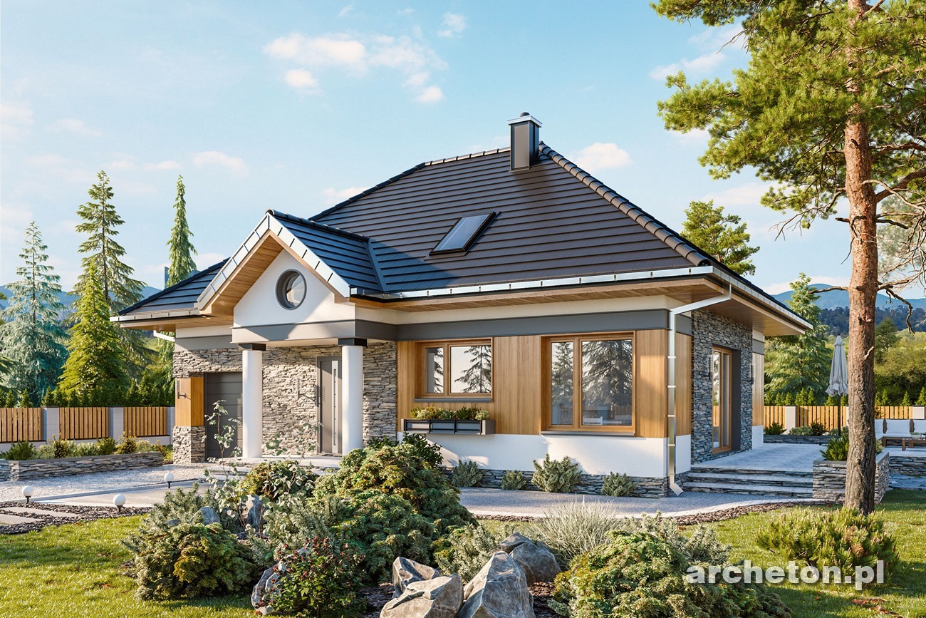 budowa domu Mały Dworek (odbicie lustrzane) - New-House