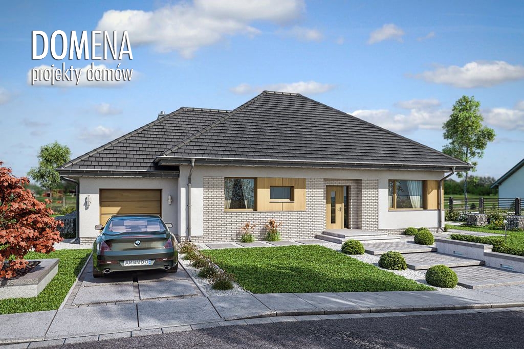 budowa domu Domena 112 A (Odbicie lustrzane) - New-House