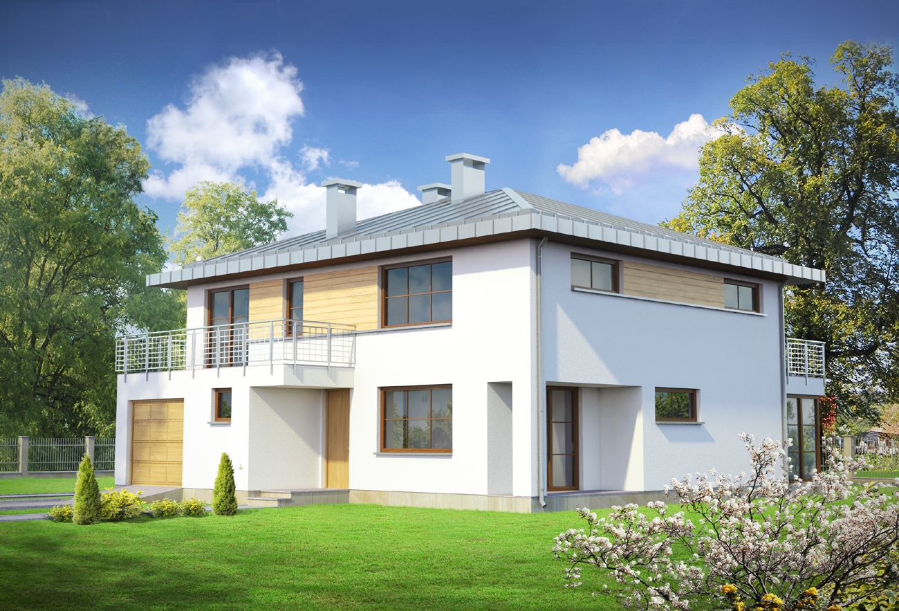budowa domu Suita (odbicie lustrzane) - New-House