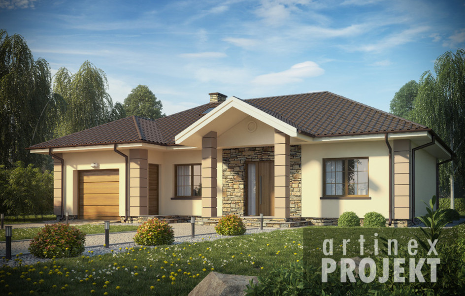 Budowa domu D158 (odbicie lustrzane) z New-House