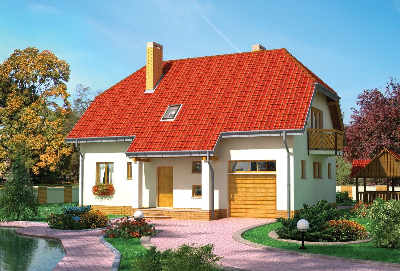 budowa domu Dukat (odbicie lustrzane) - New-House