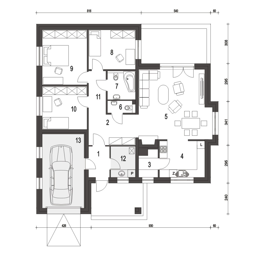Radek III z garażem 1-st. [A] - miniatura 8
