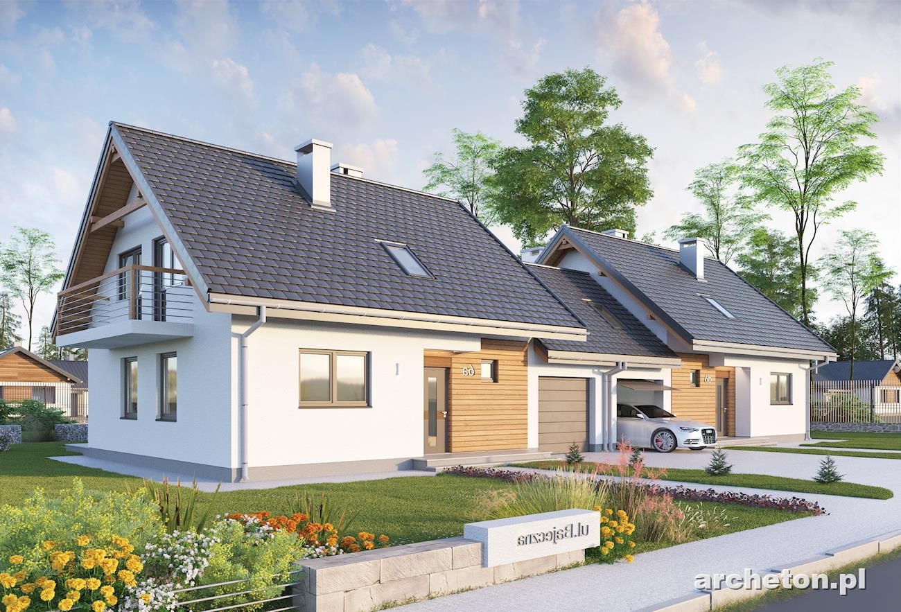 budowa domu Czaruś Duo (odbicie lustrzane) - New-House