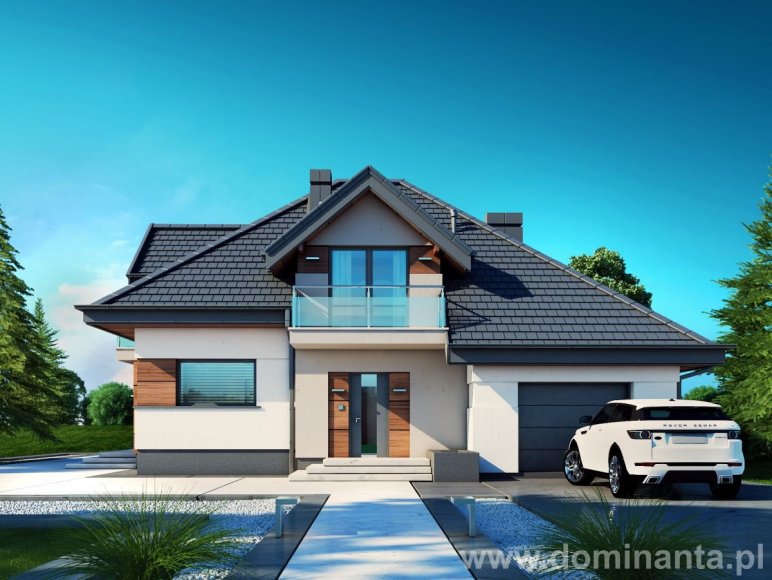 budowa domu Alicja N (odbicie lustrzane) - New-House