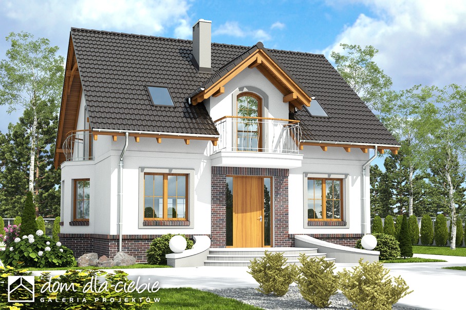 budowa domu Dom Dla Ciebie 5 bez garażu [B] - New-House