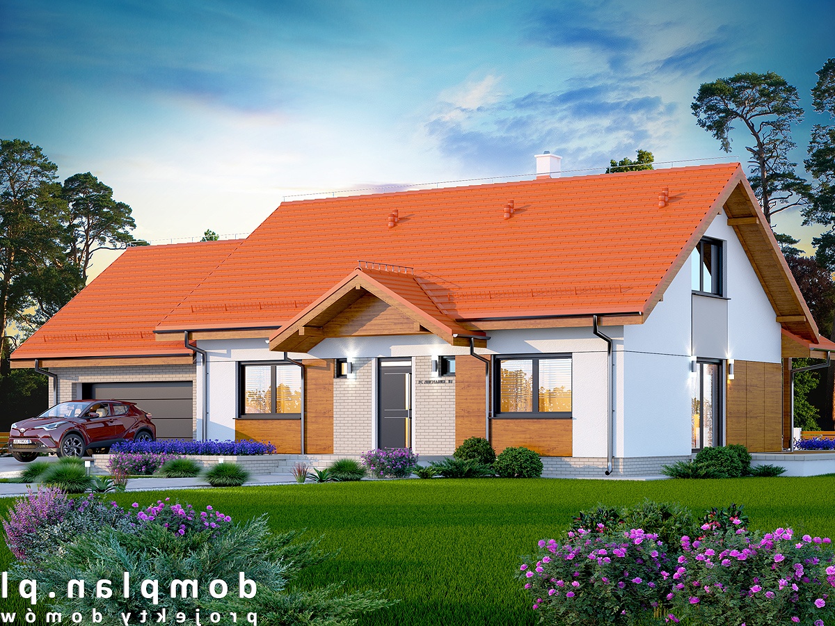 budowa domu SARATOGA 2M (Odbicie lustrzane) - New-House