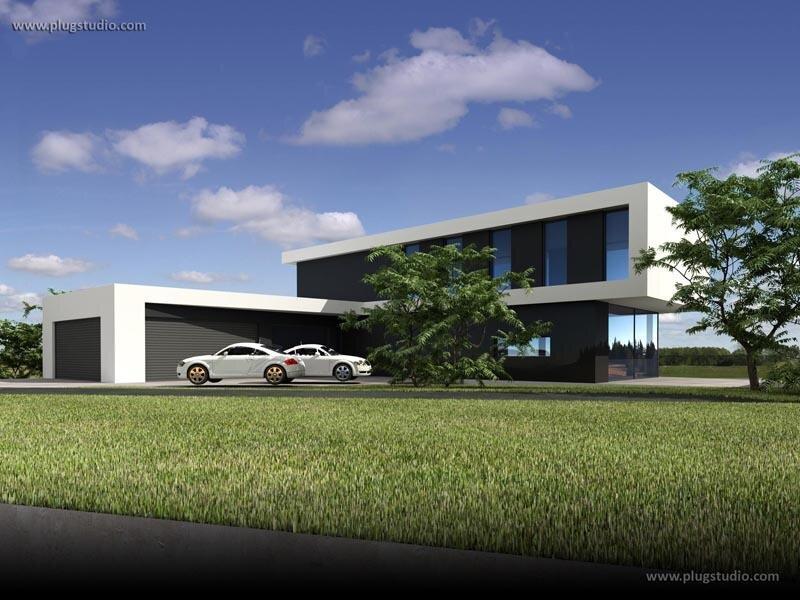 VIP-HOUSE B1 NOWOCZESNY PROJEKT REZYDENCJI PŁASKI DACH - miniatura 5