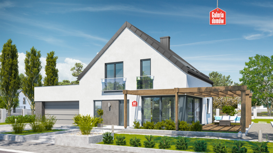 Budowa domu Dom przy Cyprysowej 58 (odbicie lustrzane) z New-House
