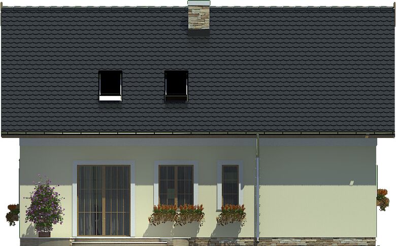Emilka z garażem 1-st. [A1] (odbicie lustrzane) - miniatura 4
