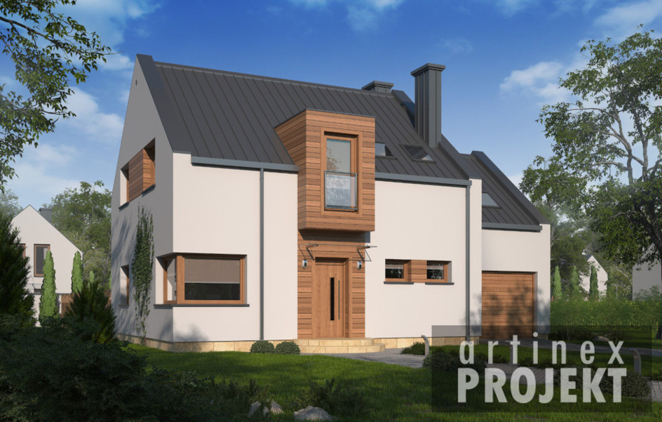 Budowa domu D111 (odbicie lustrzane) z New-House