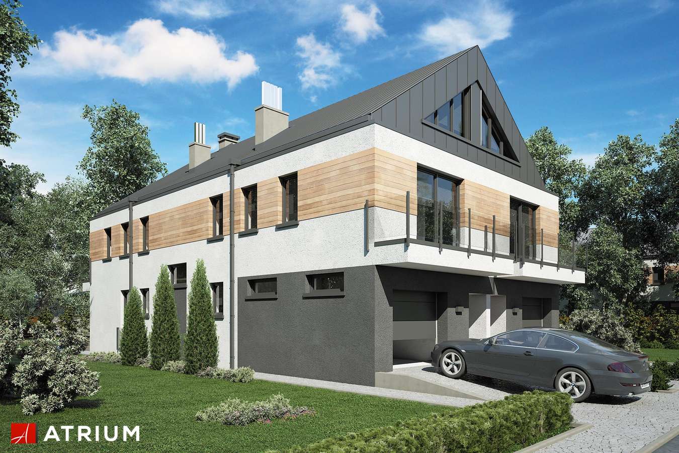 budowa domu Gemini odbicie lustrzane - New-House