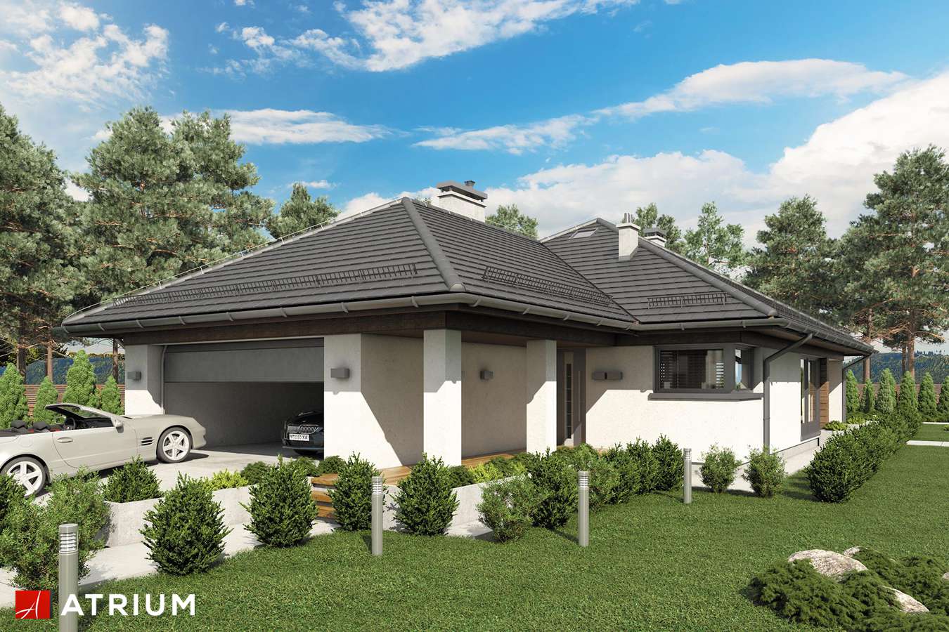 budowa domu Morgan II odbicie lustrzane - New-House