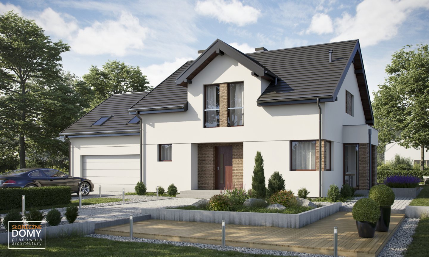 budowa domu - Batumi C (odbicie lustrzane) - New-House