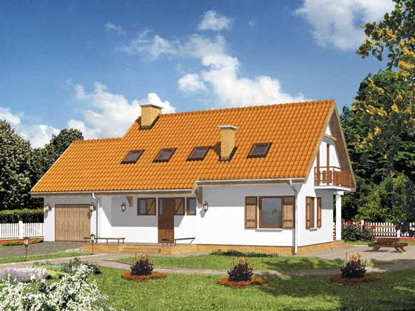 budowa domu WB-3460 - New-House
