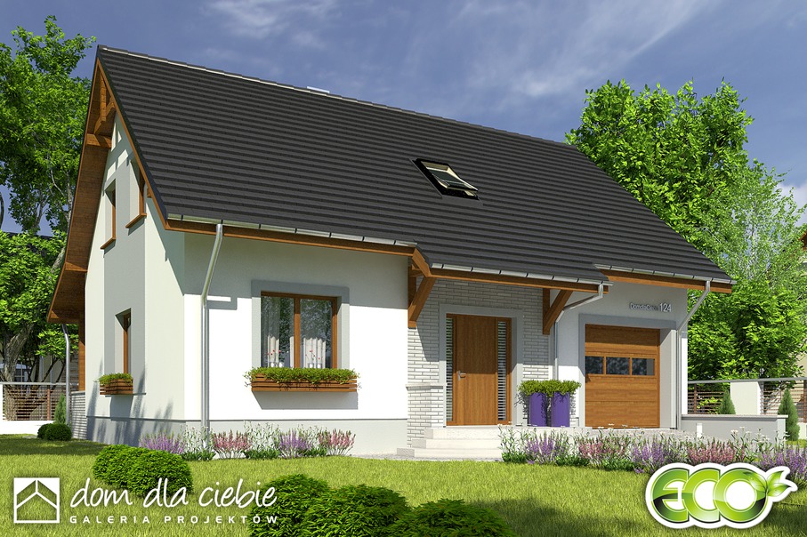 budowa domu Inka IV z garażem 1-st. [A] - New-House
