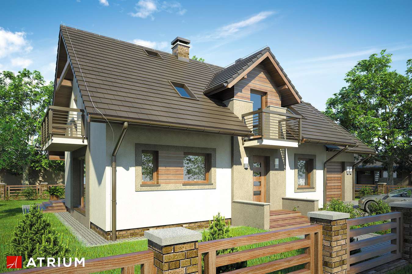 budowa domu Astra (odbicie lustrzane) - New-House
