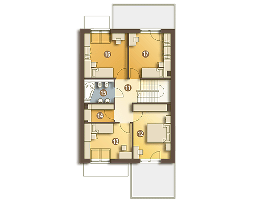Gwarek z garażem 1-st. [A] - miniatura 9